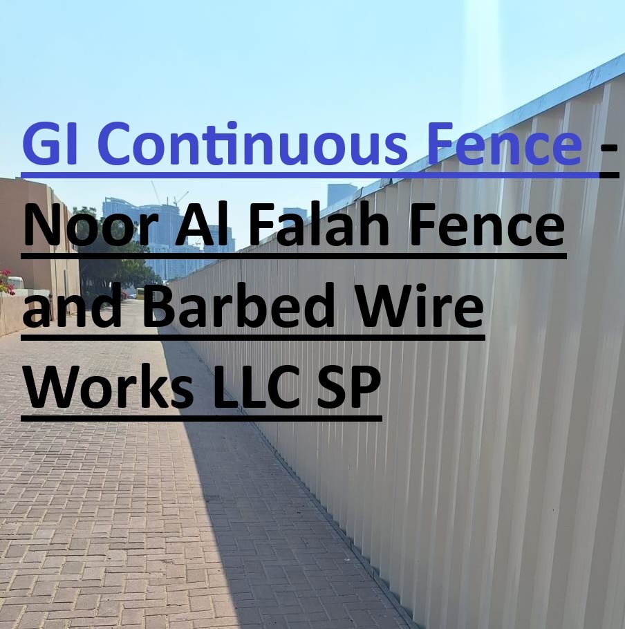 Gi Continuous Fence Wall